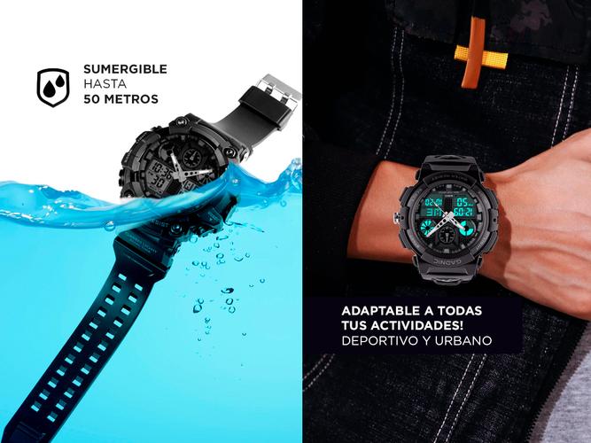 Reloj Digital RM60F22 By Gadnic Multifuncional Malla Silicona - 3