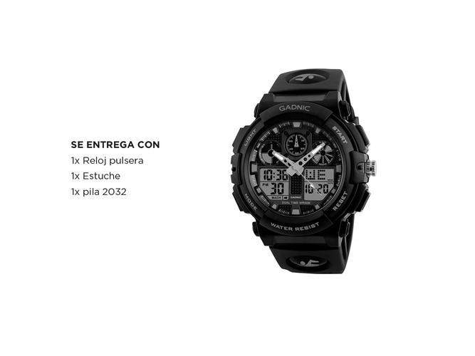 Reloj Digital RM60F22 By Gadnic Multifuncional Malla Silicona - 5