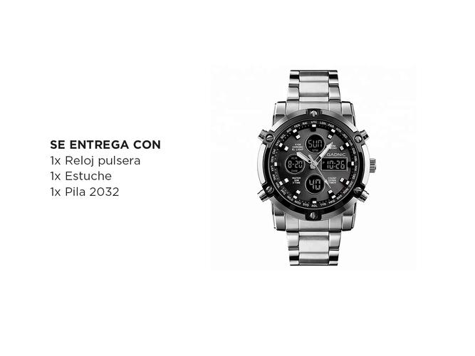 Reloj Digital Gadnic RM70F23 Acero Inoxidable Cronometro Alarma Timer - 6