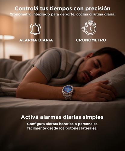 Reloj Digital Gadnic RM70F23 Acero Inoxidable Cronometro Alarma Timer - 3