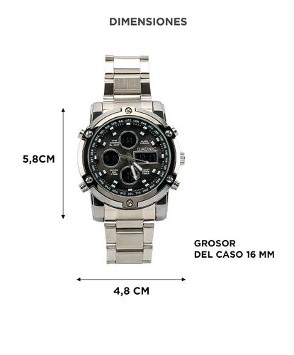 Reloj Digital Gadnic RM70F23 Acero Inoxidable Cronometro Alarma Timer - 5