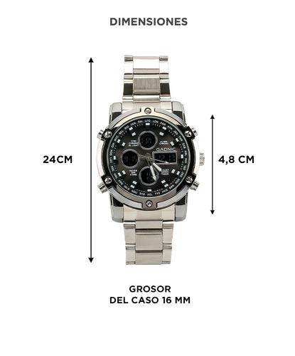 Reloj Digital Gadnic RM70F23 Acero Inoxidable Cronometro Alarma Timer - 5