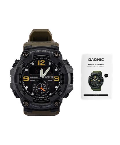 Reloj Digital Gadnic RM80F23 Hombres Sumergible Alarma Cronometro Display LED - 6