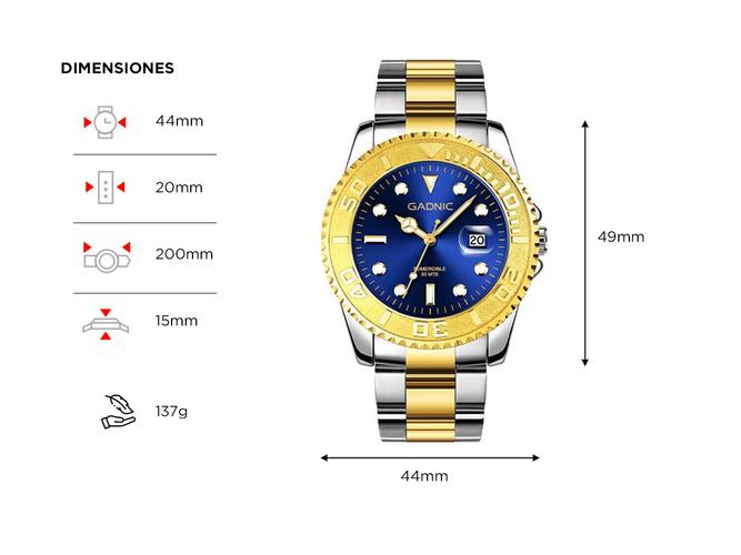 Reloj para Hombre Gadnic Sumergible - 4