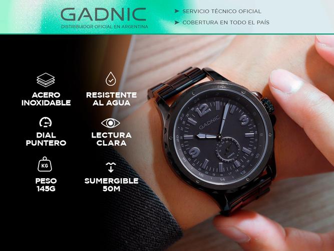 Reloj de Cuarzo Gadnic 1513BK Hombres Impermeable  - 1