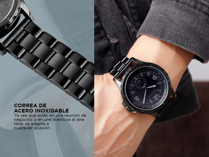 Reloj de Cuarzo Gadnic 1513BK Hombres Impermeable  - 2