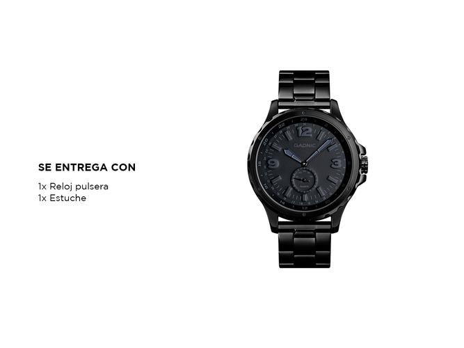 Reloj de Cuarzo Gadnic 1513BK Hombres Impermeable  - 5
