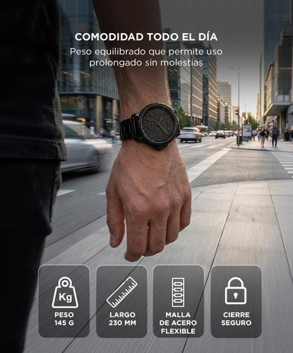 Reloj de Cuarzo Gadnic 1513BK Hombres Impermeable  - 4