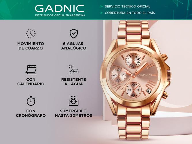 Reloj De Mujer Gadnic Cuarzo Analógico Resistente Al Agua - 1