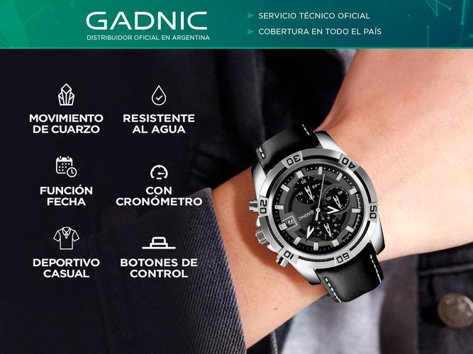 Reloj Pulsera para Hombre Gadnic Persefone Movimiento de Cuarzo  - 1