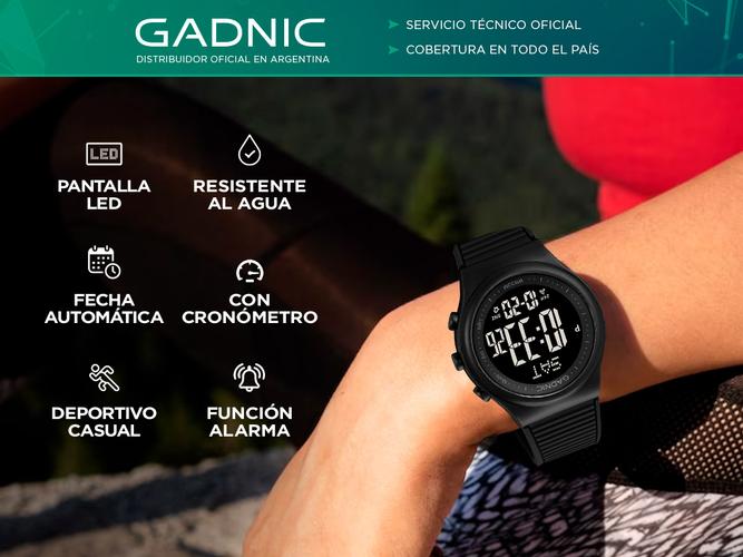 Reloj Digital Deportivo Gadnic Nemesis Pantalla LED - 1