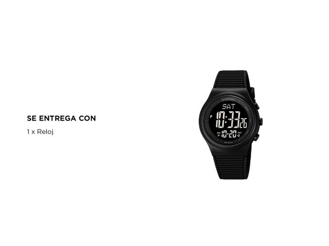 Reloj Digital Deportivo Gadnic Nemesis Pantalla LED - 5