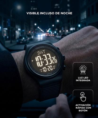Reloj Digital Deportivo Gadnic Nemesis Pantalla LED - 4