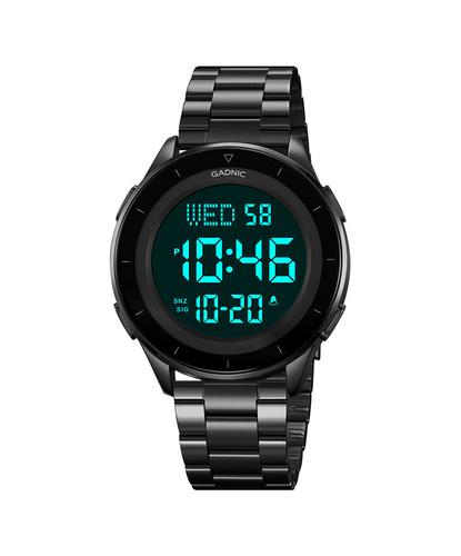 Reloj Digital Gadnic RELF2 Malla Aluminio Luz Electroluminiscente Nocturna - 6