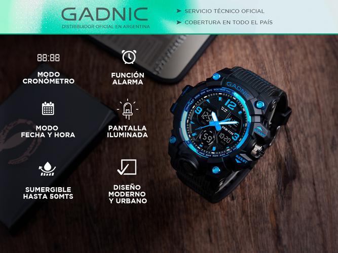 Reloj Deportivo Gadnic Digital Analógico Resistente Al Agua  - 1