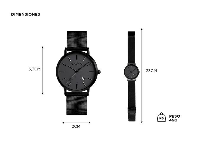 Reloj Pulsera Analógico Gadnic Elegante De Cuarzo  - 4