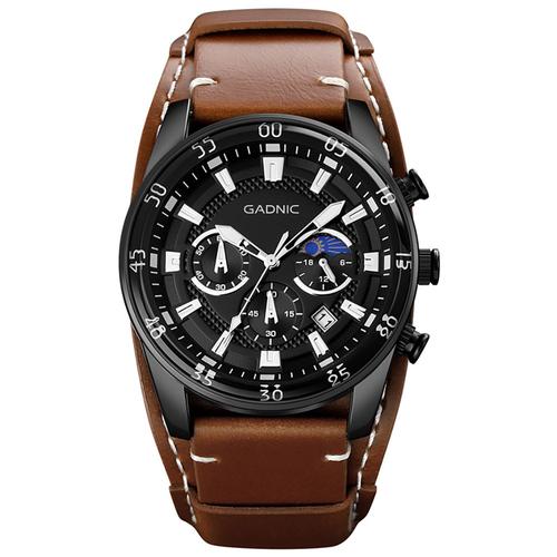 Reloj De Cuarzo Gadnic Elegante Resistente Al Agua - 0