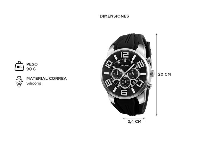 Reloj con 3 Diales Gadnic Sumergible - 4
