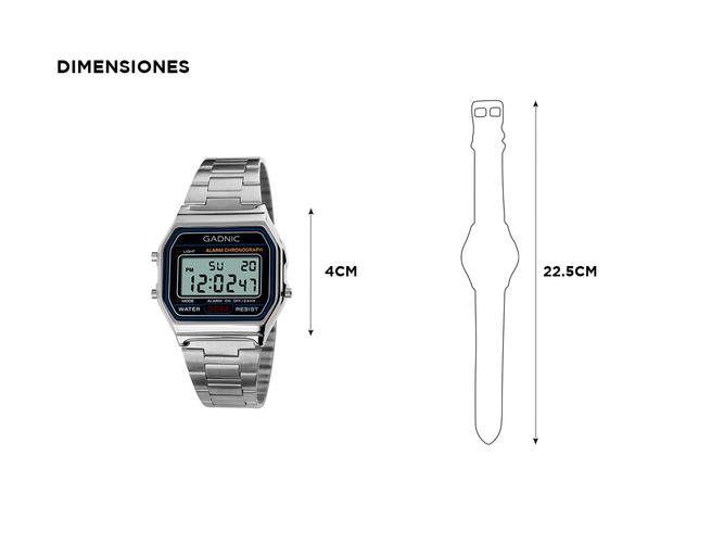 Reloj Pulsera Para Hombre Gadnic Digital Elegante - 4