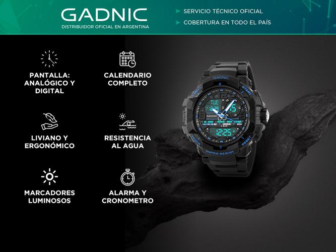 Reloj Militar Gadnic Analógico y Digital - 1