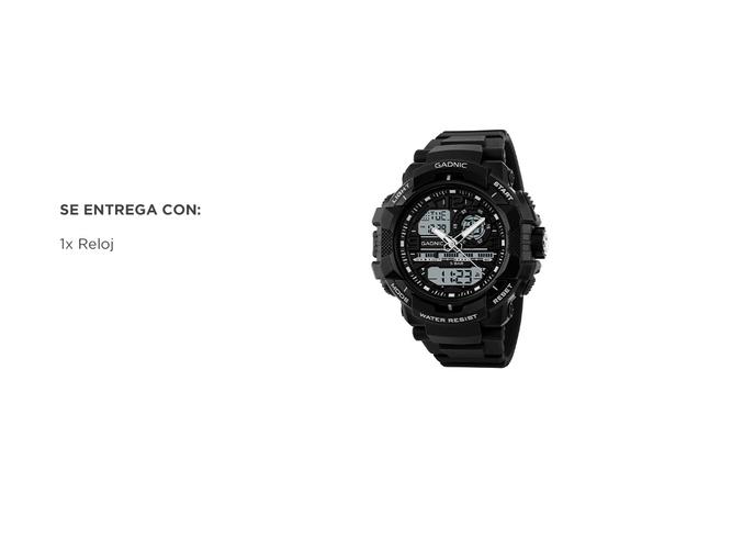 Reloj Militar Gadnic Analógico y Digital - 4