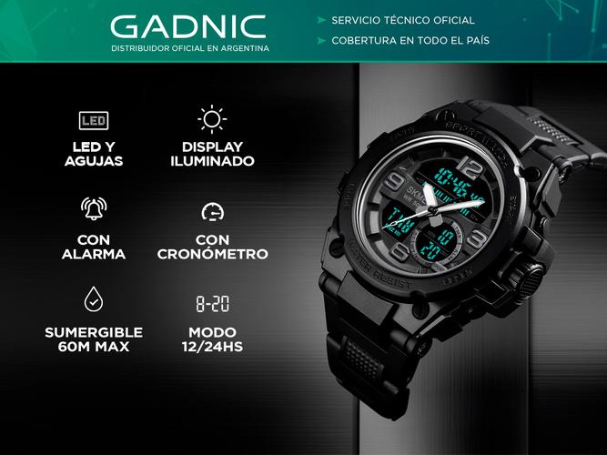 Reloj Gadnic Digital y con Agujas - 1
