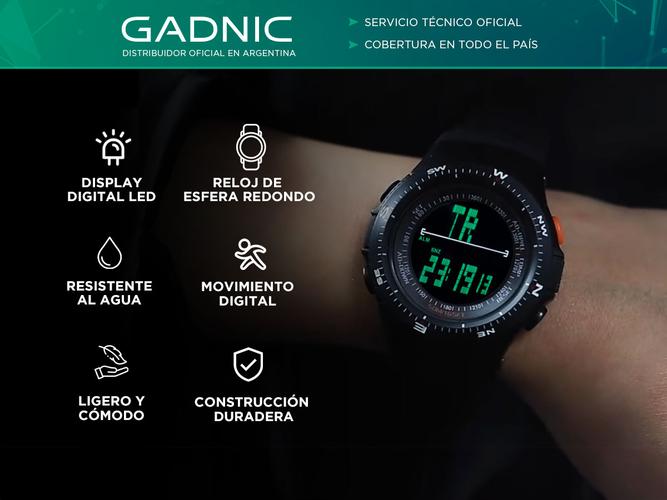 Reloj Sumergible Gadnic Digital con Alarma - 1