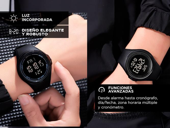 Reloj Digital Led Gadnic S400 Sumergible - 2