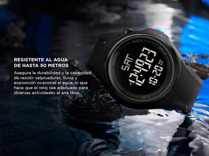 Reloj Digital Led Gadnic S400 Sumergible - 3