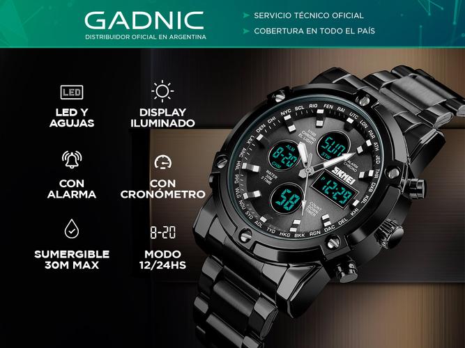 Reloj para Hombre Gadnic de Acero - 1
