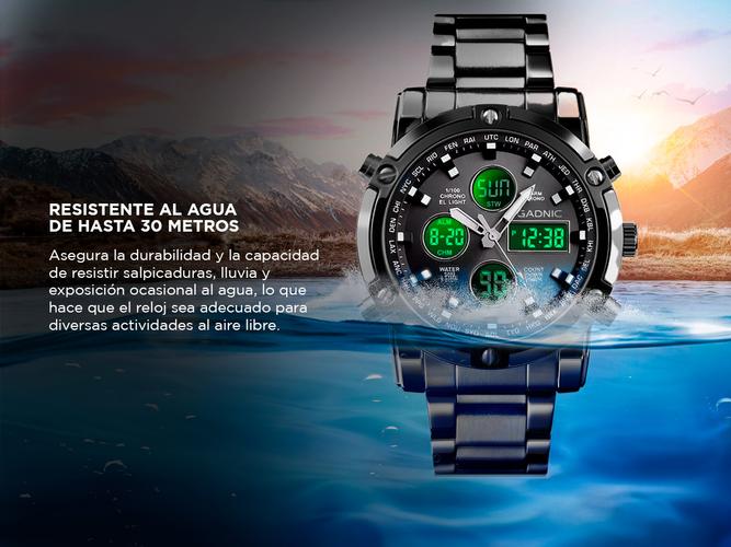 Reloj para Hombre Gadnic de Acero - 3