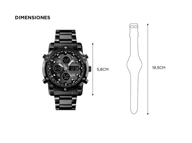 Reloj para Hombre Gadnic de Acero - 4