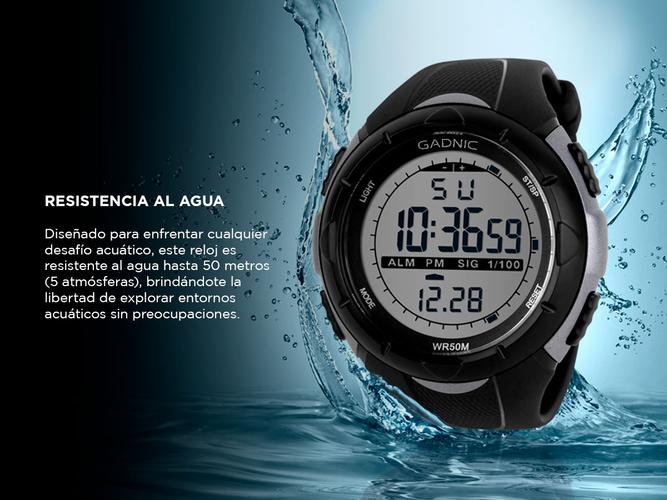 Reloj Digital Sumergible Gadnic S600 Deportivo - 2