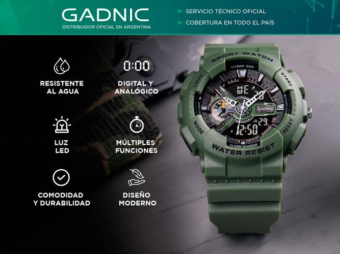Reloj Sumergible Gadnic Analógico / Digital - 1
