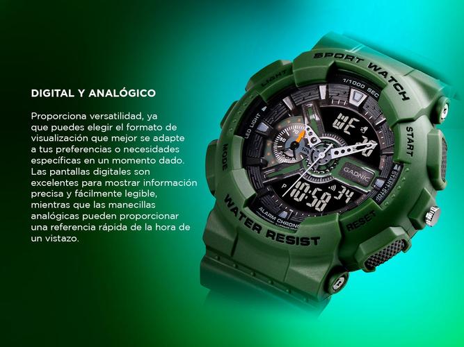 Reloj Sumergible Gadnic Analógico / Digital - 3