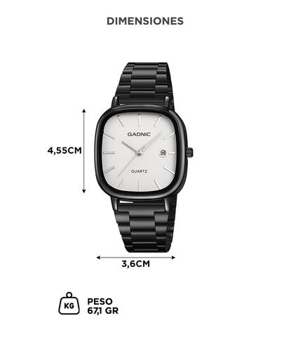 Reloj Analógico Gadnic RELF3RELF4 Pulsera Malla Correa Acero Inoxidable Calendario Integrado - 4