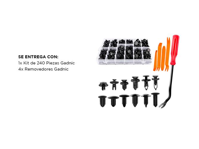 Kit 240 Piezas Herramienta De Extracción De Molduras Clips - 5