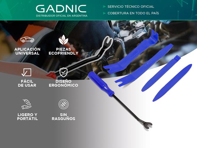 Kit de Herramientas Gadnic CAR02 de Desmontaje Extracción Autos - 1