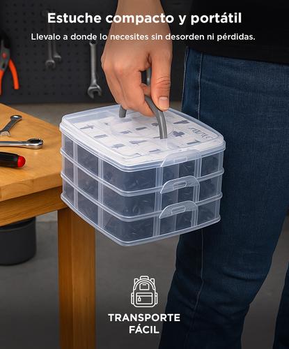 Kit 635 Clips de Retención y Sujetadores Gadnic CAR800 Para Autos Abrazaderas de Empuje - 4