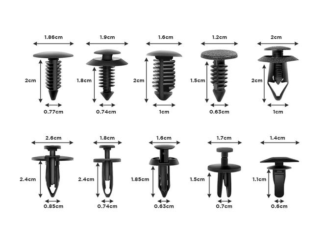 Kit 415 Piezas Clips Retención Extracción de Sujetadores Gadnic Para Auto - 3