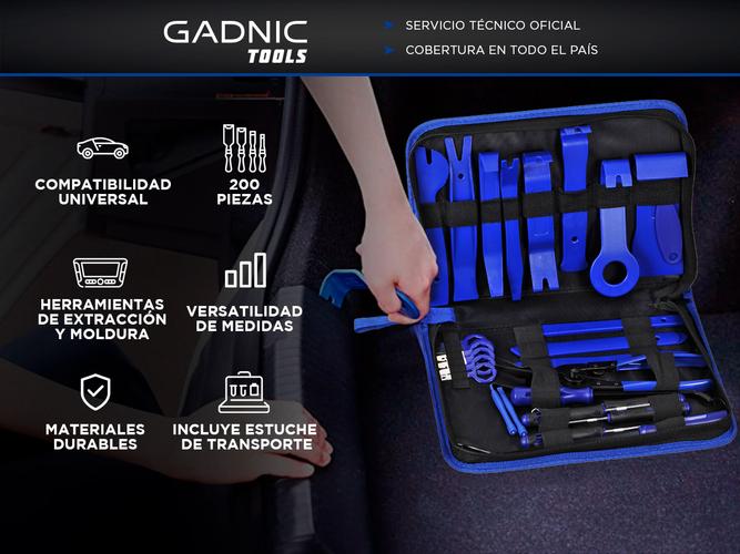 Kit 200 Herramientas Multifucionales Gadnic de Extracción de Molduras - 1