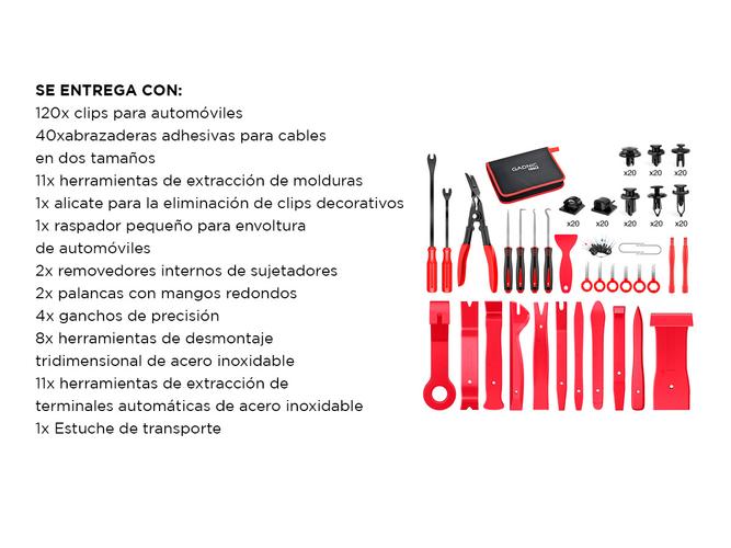 Kit 200 Herramientas Multifucionales Gadnic de Extracción de Molduras - 6