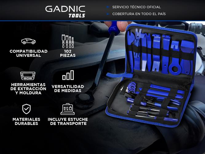  Kit 102 Herramientas Multifucionales Gadnic de Extracción de Molduras - 1