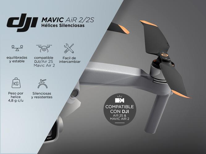 Hélices DJI Mavic Air 2 y Air 2S Bajo Ruido - 1