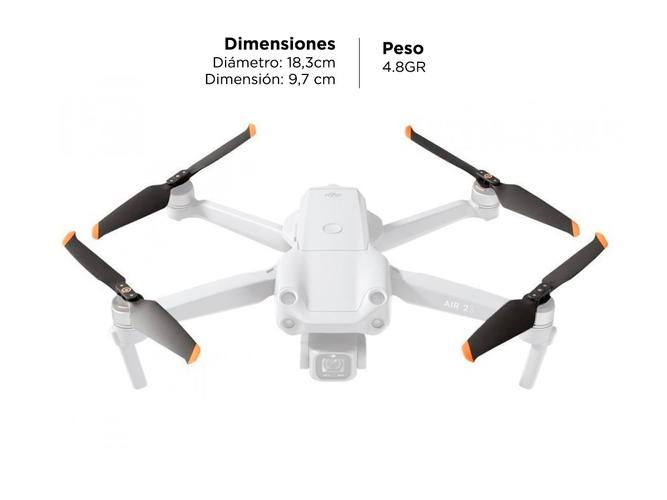 Hélices DJI Mavic Air 2 y Air 2S Bajo Ruido - 3