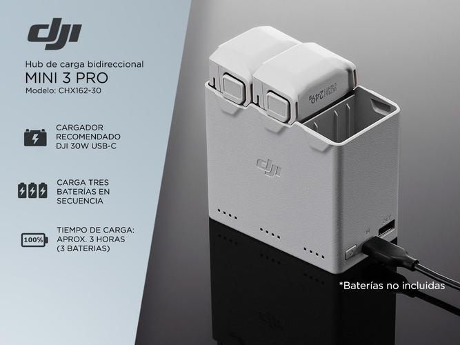 Hub de carga bidireccional DJI Mini 3 Pro hasta 3 baterias  - 1
