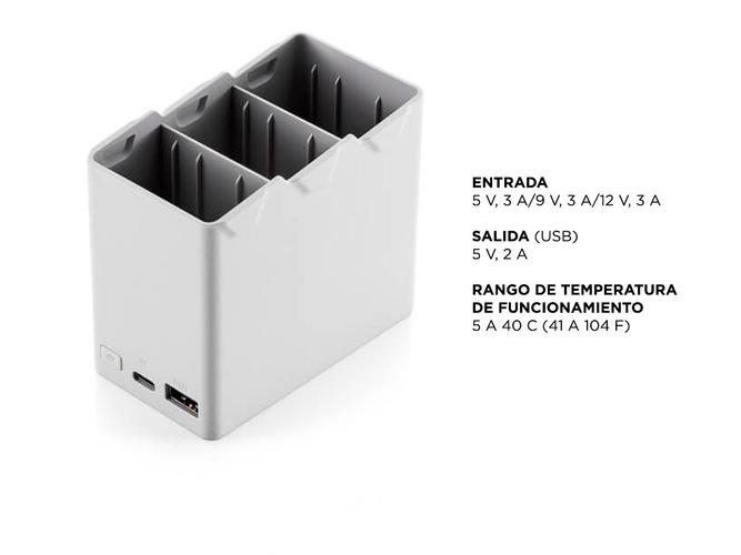 Hub de carga bidireccional DJI Mini 3 Pro hasta 3 baterias  - 3