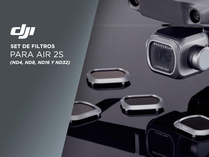  Set x4 Filtros DJI Pack Para Air 2S (ND4, ND8, ND16 y ND32) - 1
