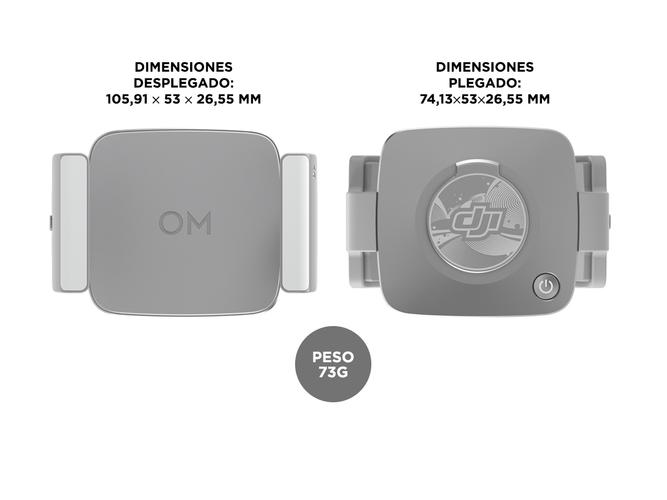 Soporte Magnético Para Teléfono DJI OM Con Luz Led Regulable - 3