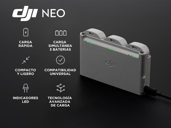 Hub de Carga Doble DJI NEO para 3 Baterías  - 1